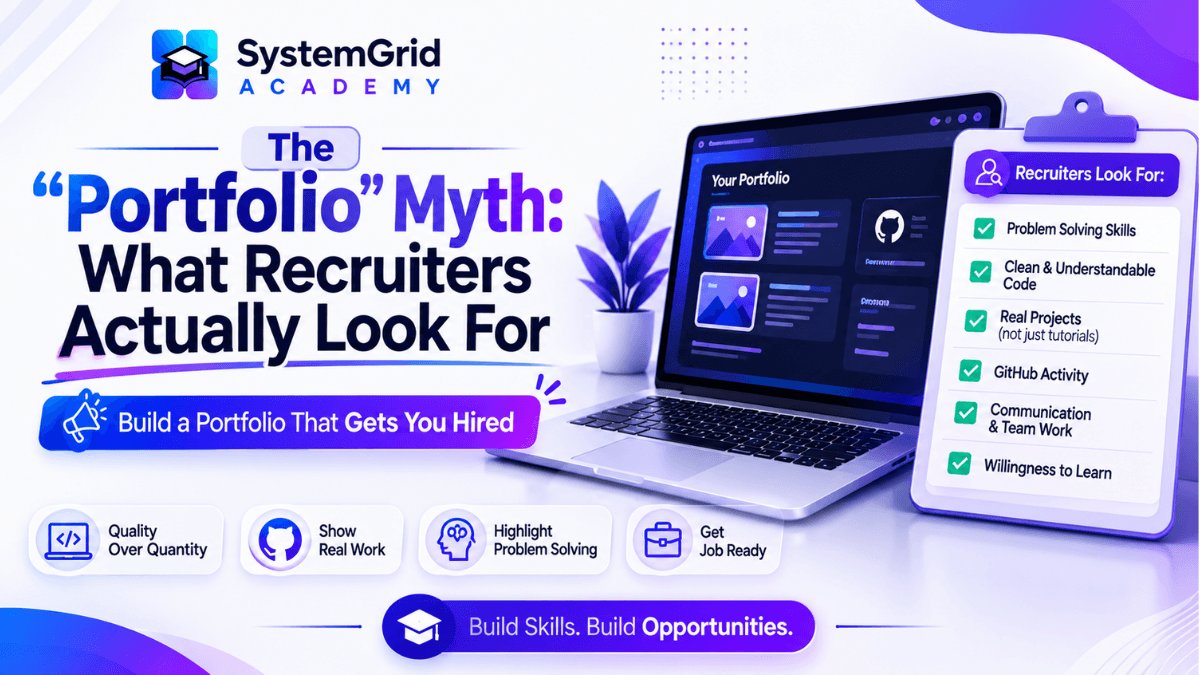 The "Portfolio" Myth: What Recruiters Actually Look For